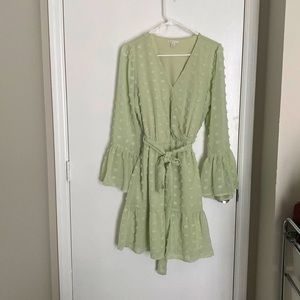 Green Polka Dot Dress